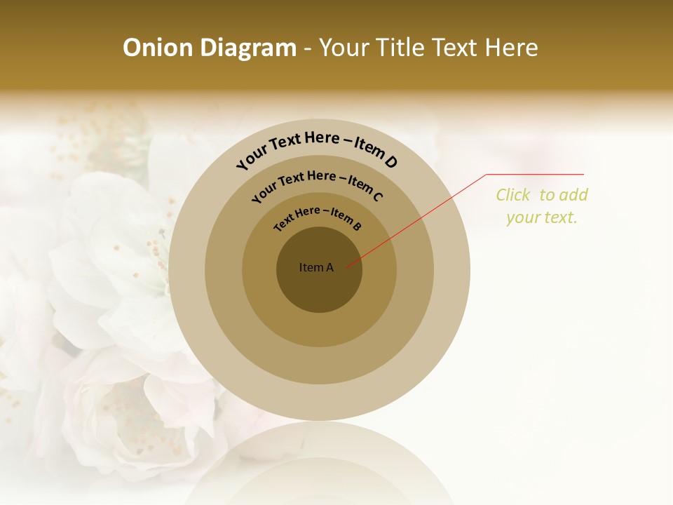 Beautiful White Background Summer PowerPoint Template