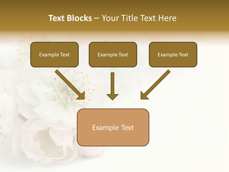 Beautiful White Background Summer PowerPoint Template