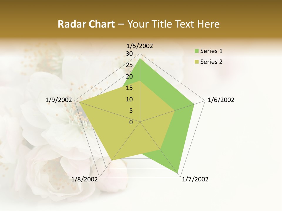 Beautiful White Background Summer PowerPoint Template