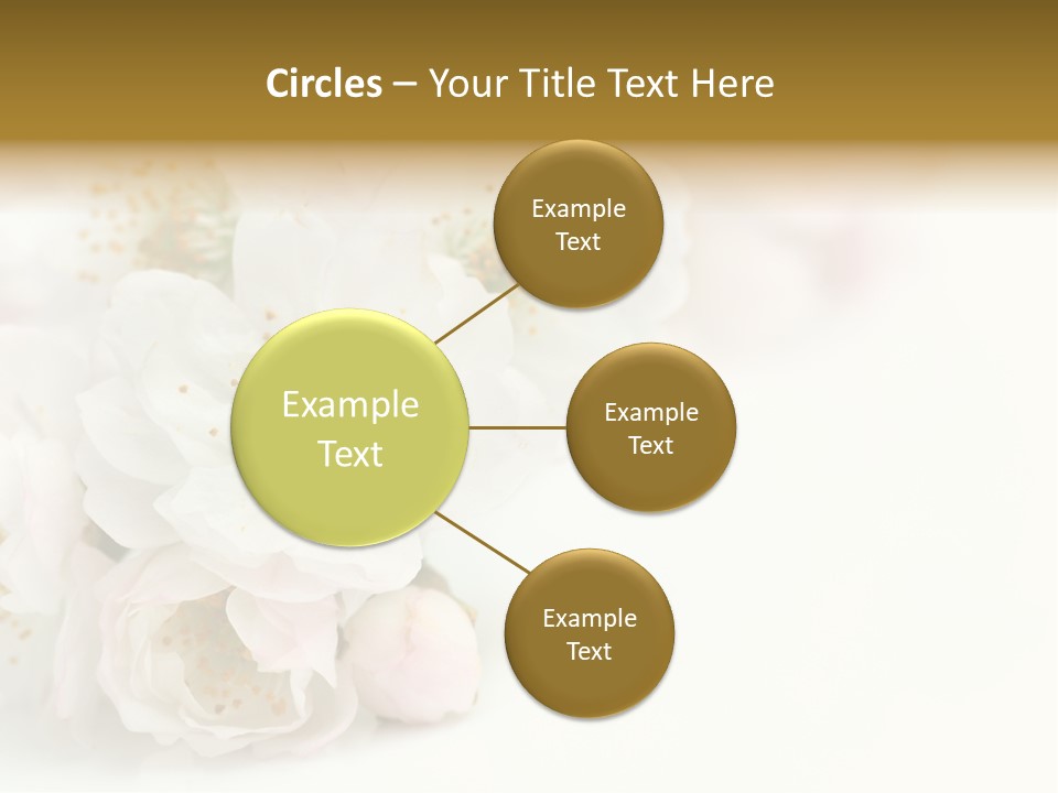 Beautiful White Background Summer PowerPoint Template