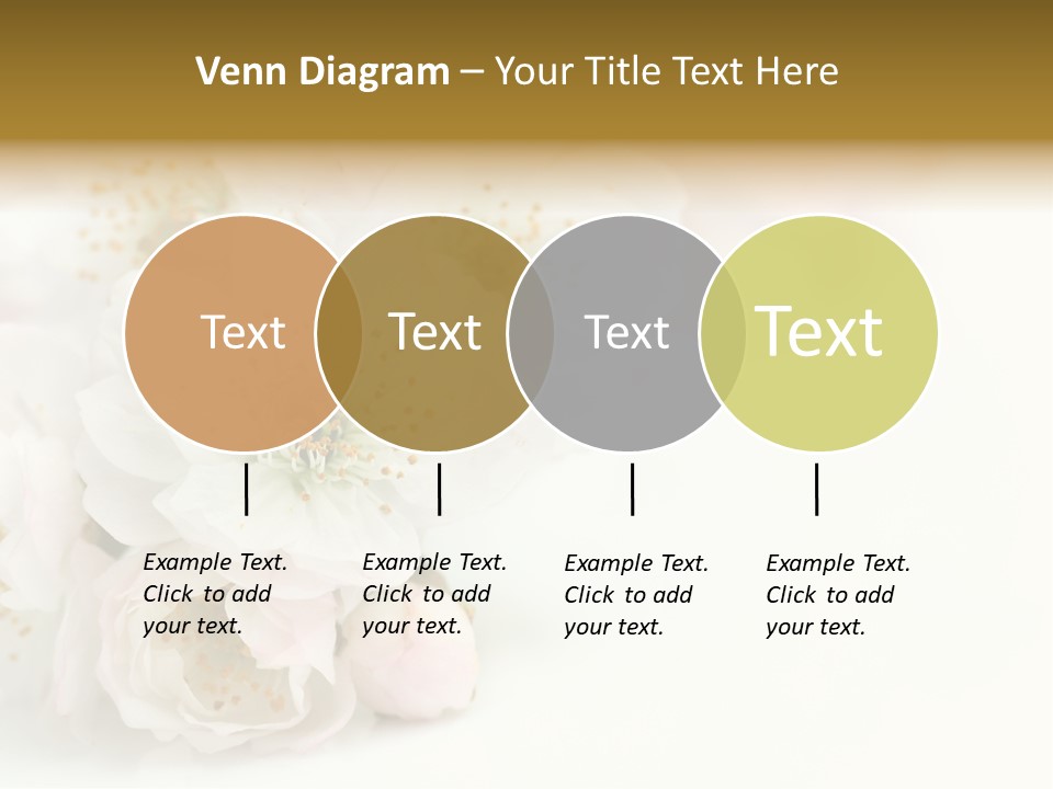 Beautiful White Background Summer PowerPoint Template