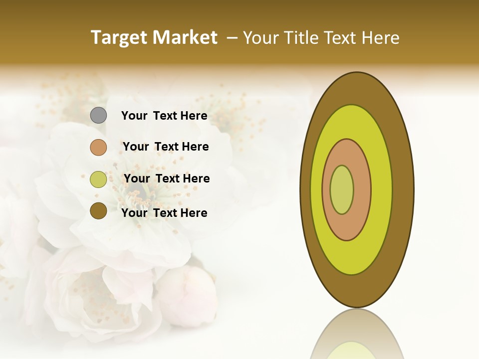 Beautiful White Background Summer PowerPoint Template