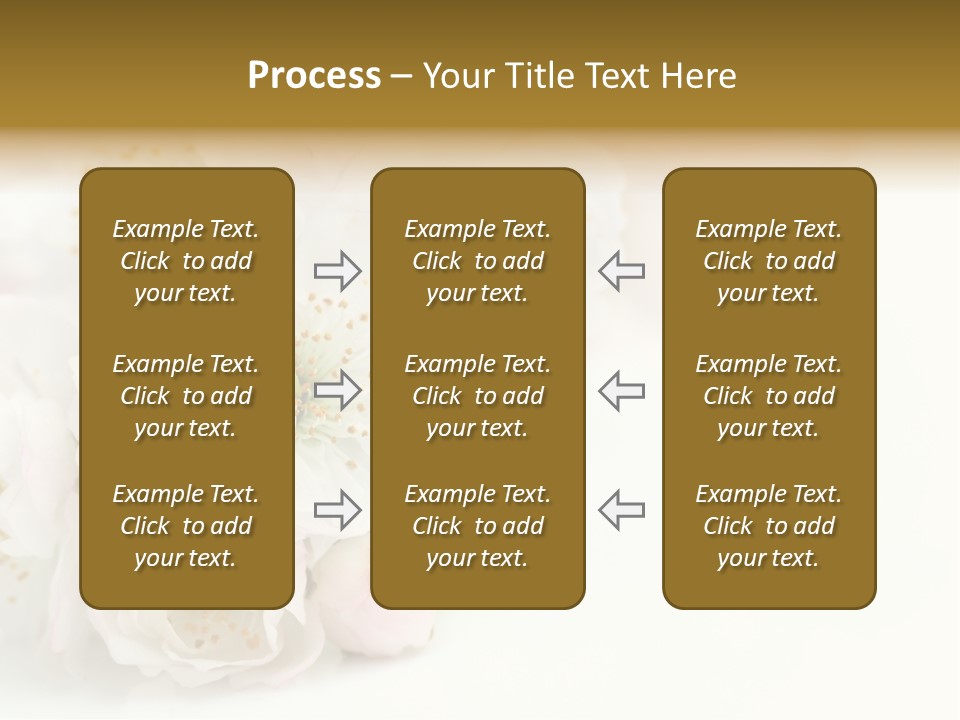 Beautiful White Background Summer PowerPoint Template