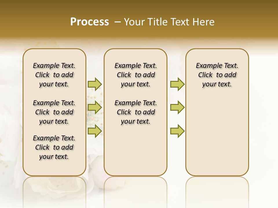 Beautiful White Background Summer PowerPoint Template