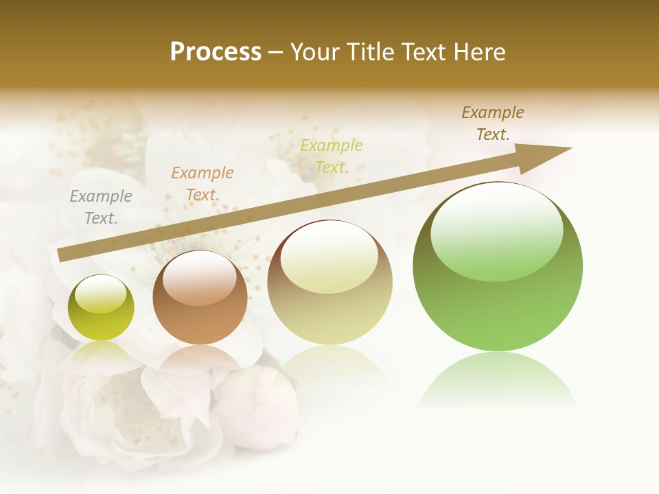 Beautiful White Background Summer PowerPoint Template