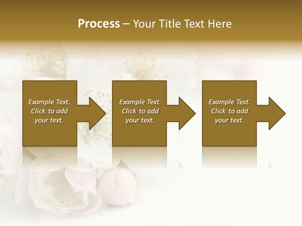 Beautiful White Background Summer PowerPoint Template