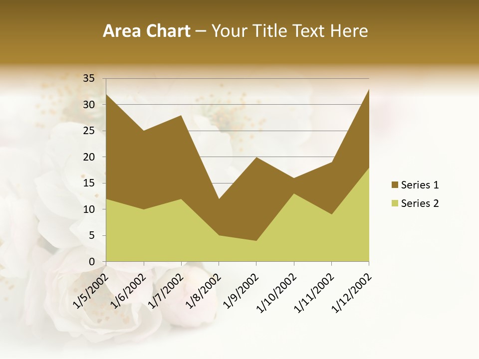 Beautiful White Background Summer PowerPoint Template