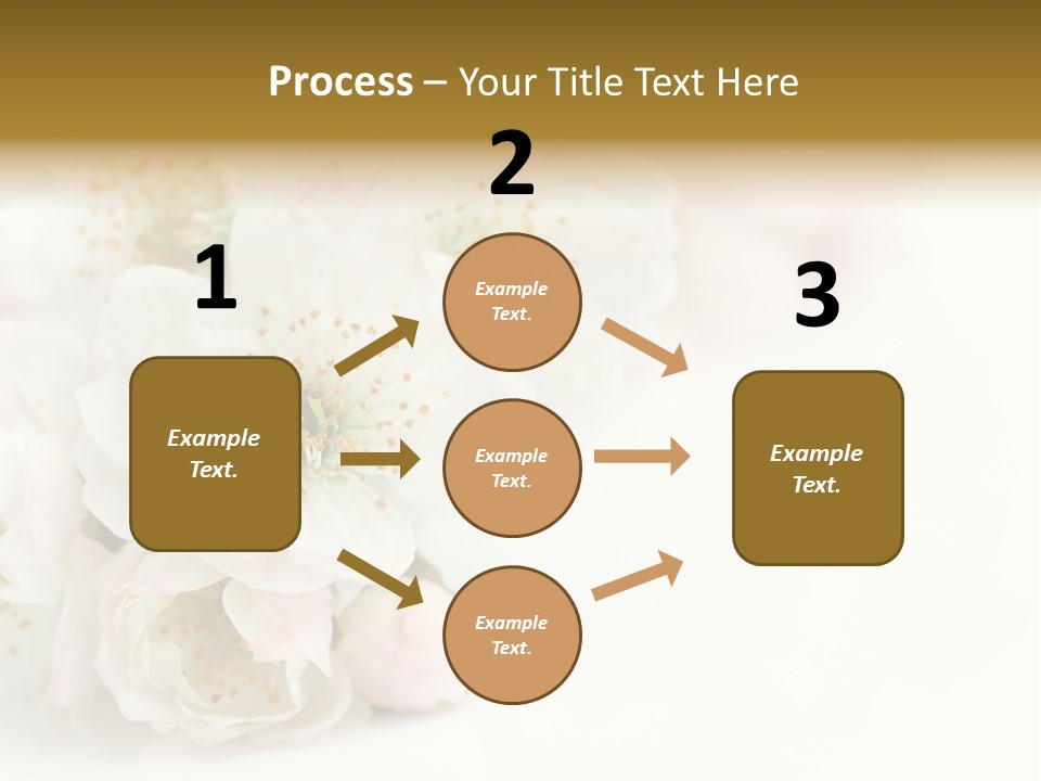 Beautiful White Background Summer PowerPoint Template