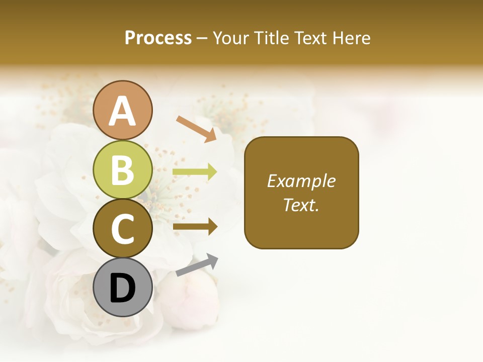 Beautiful White Background Summer PowerPoint Template