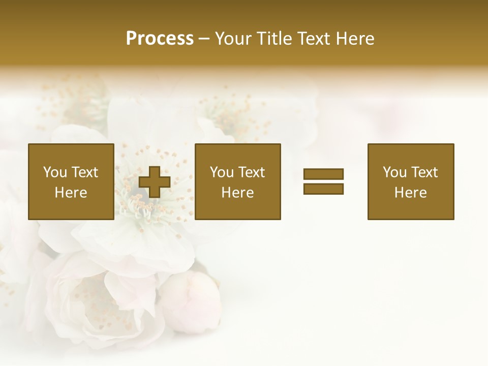 Beautiful White Background Summer PowerPoint Template