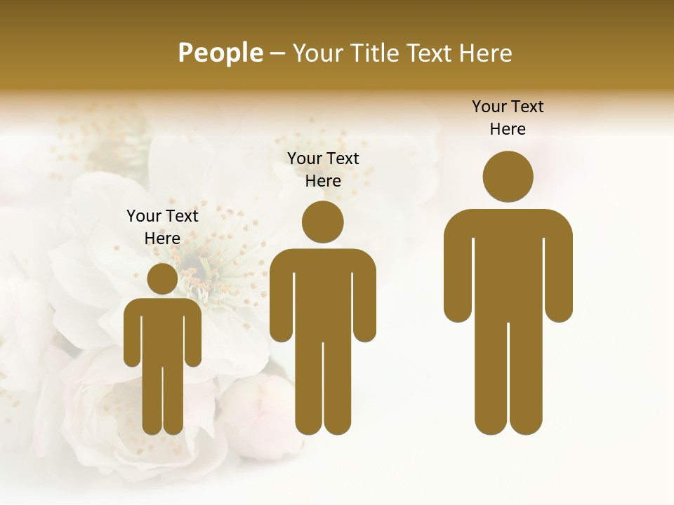 Beautiful White Background Summer PowerPoint Template