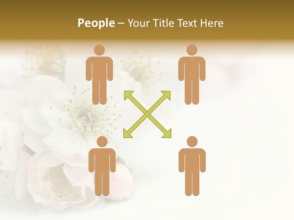 Beautiful White Background Summer PowerPoint Template