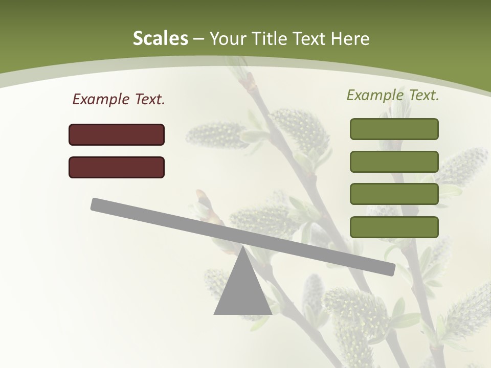 Young Border Blossom PowerPoint Template