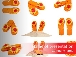 Flip Flop Flip Relaxation PowerPoint Template