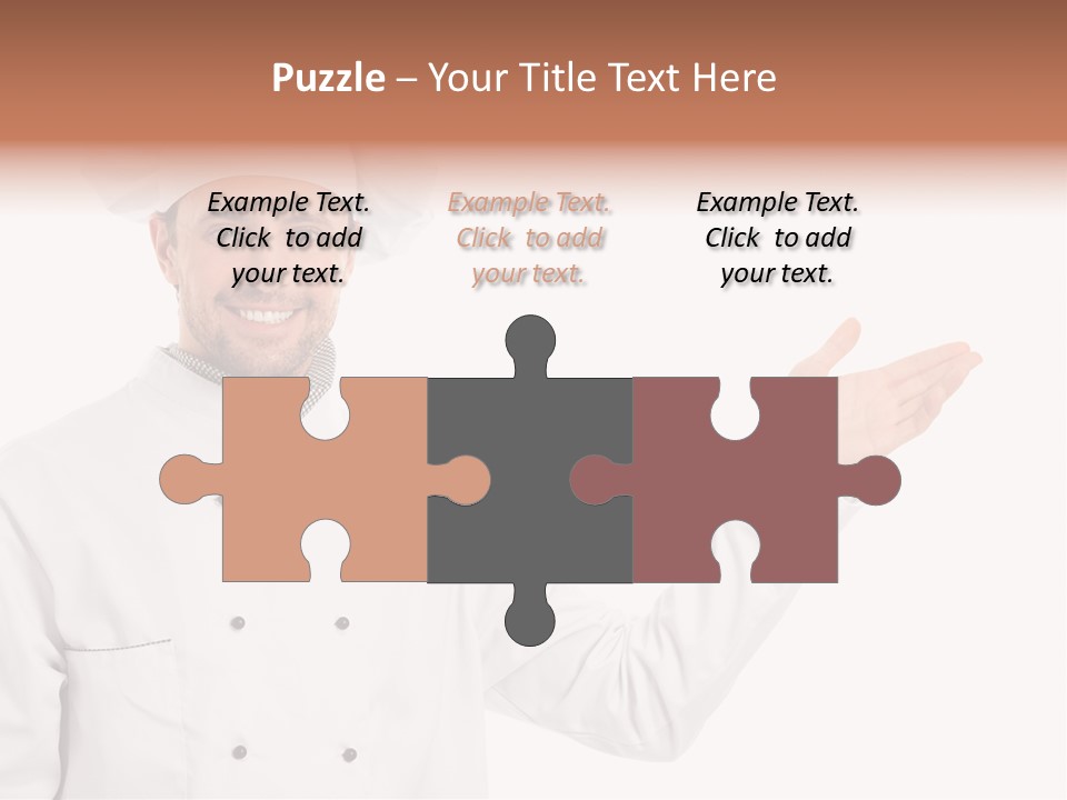 Mature Male Uniform PowerPoint Template