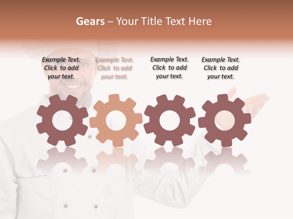 Mature Male Uniform PowerPoint Template