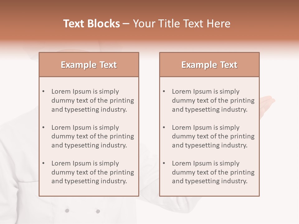 Mature Male Uniform PowerPoint Template