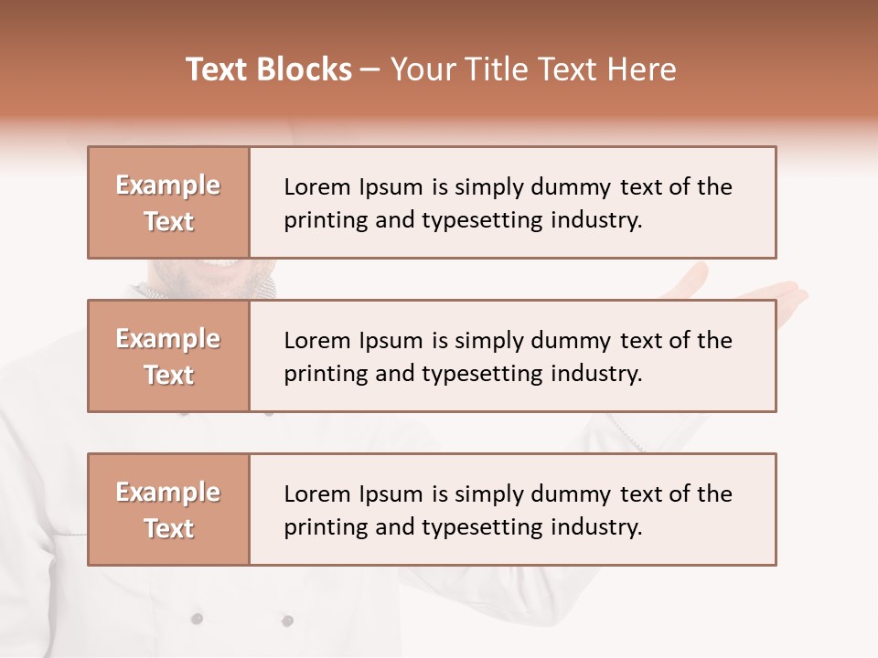 Mature Male Uniform PowerPoint Template