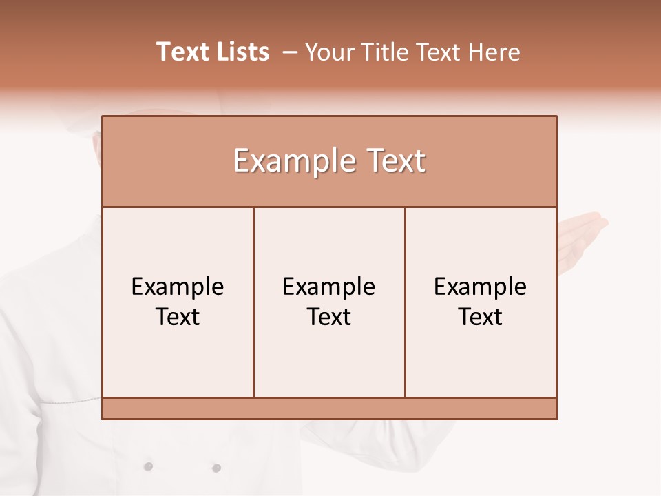 Mature Male Uniform PowerPoint Template
