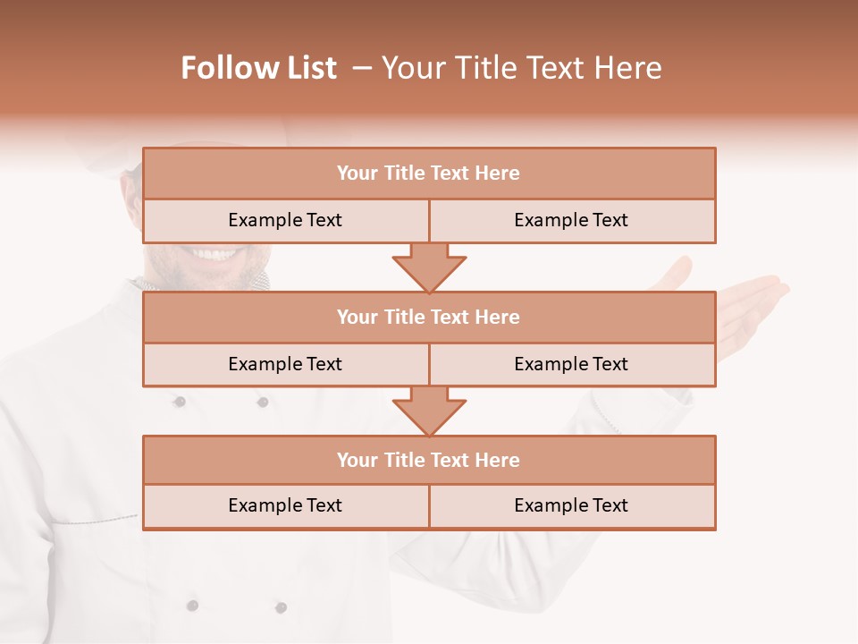 Mature Male Uniform PowerPoint Template