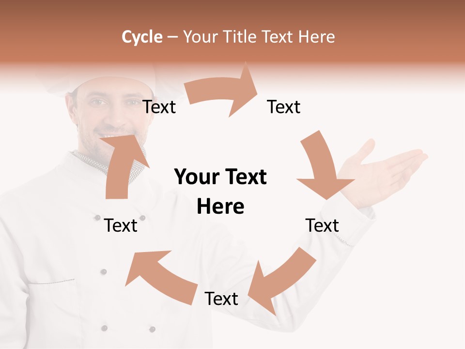 Mature Male Uniform PowerPoint Template