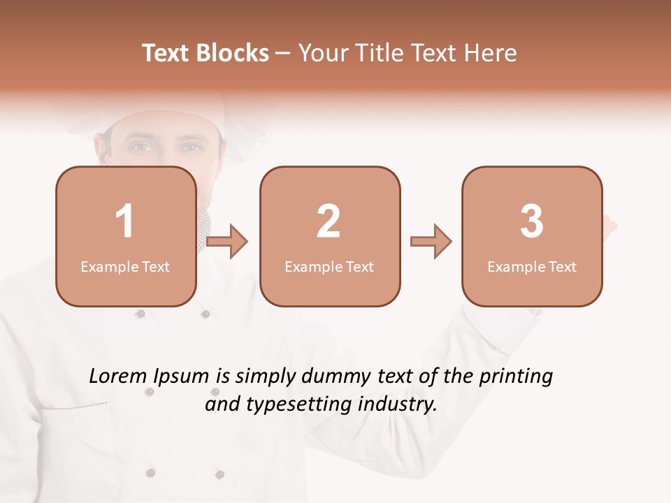 Mature Male Uniform PowerPoint Template
