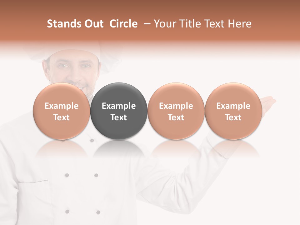 Mature Male Uniform PowerPoint Template