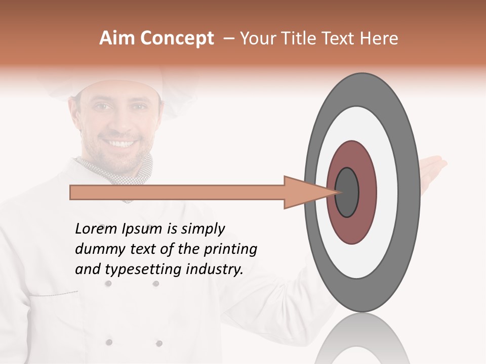 Mature Male Uniform PowerPoint Template