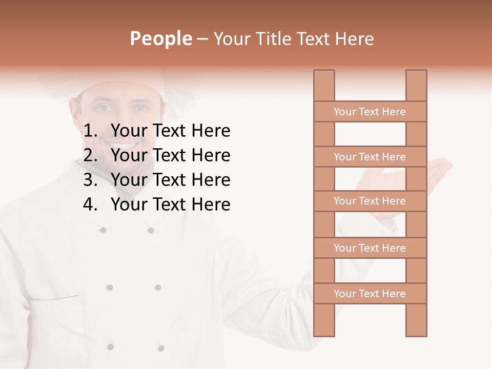 Mature Male Uniform PowerPoint Template