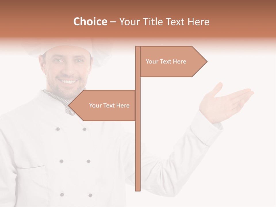 Mature Male Uniform PowerPoint Template