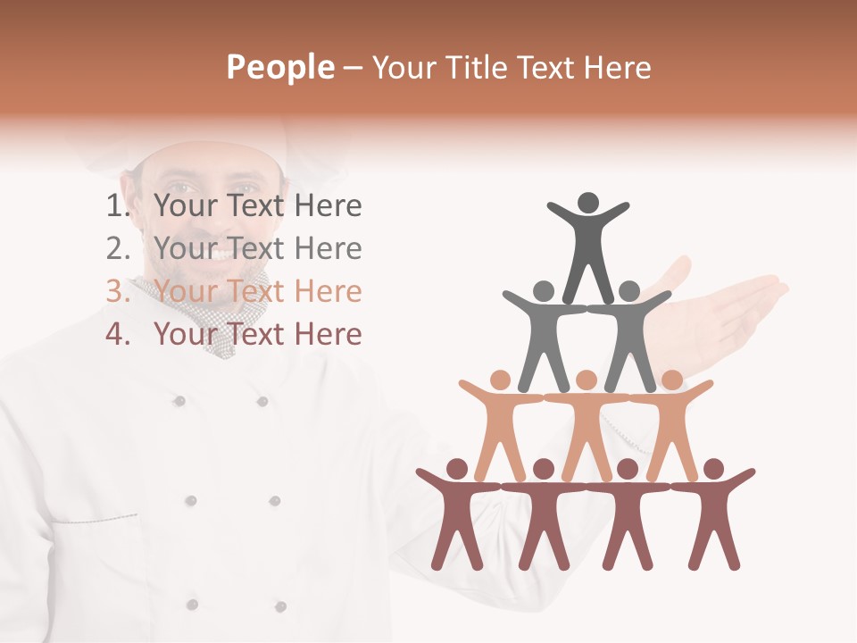 Mature Male Uniform PowerPoint Template