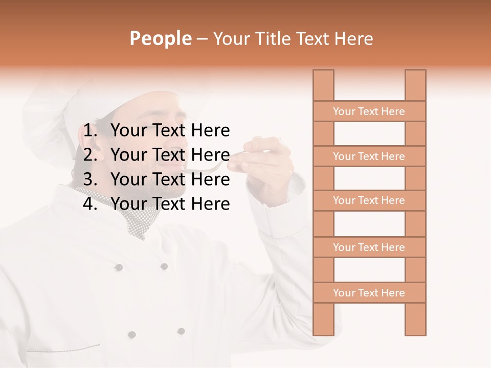 White Positivity People PowerPoint Template