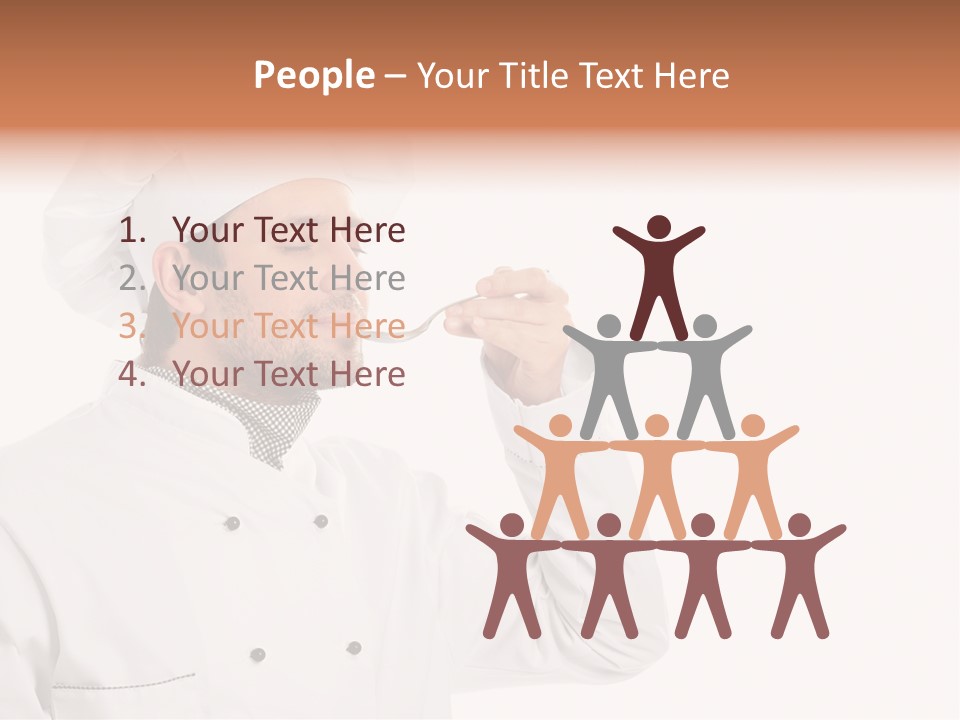 White Positivity People PowerPoint Template