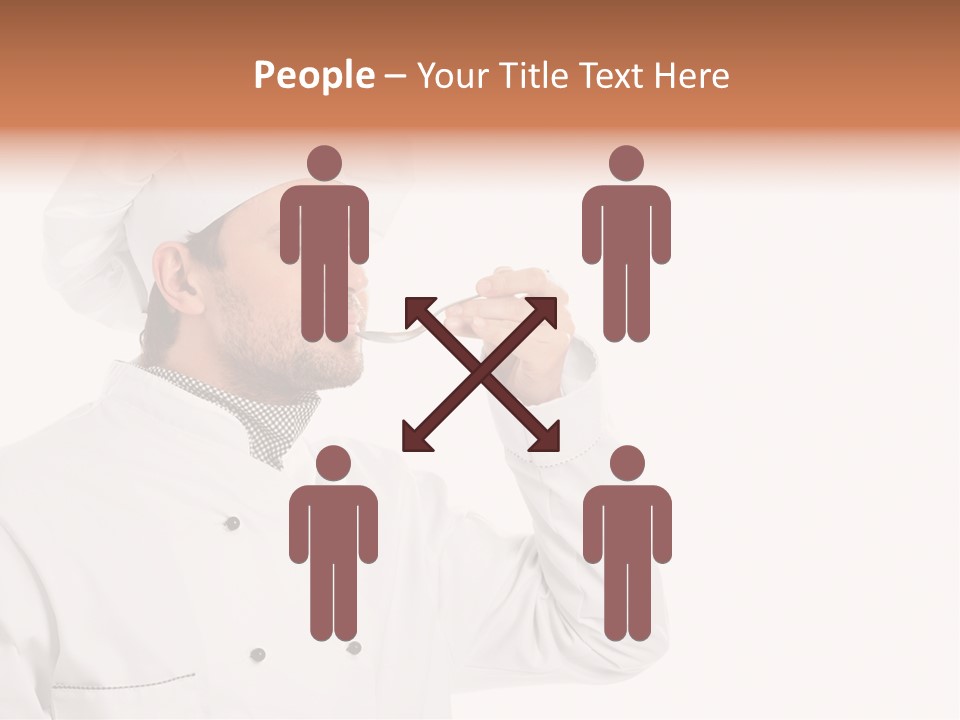 White Positivity People PowerPoint Template