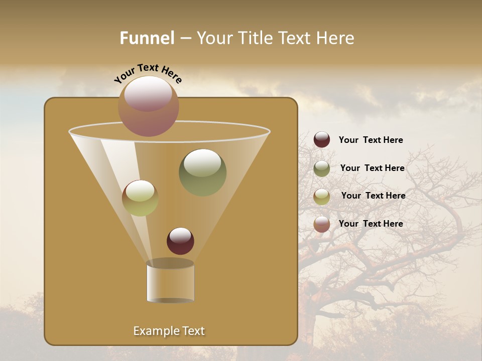 Travel Africa Sunset PowerPoint Template