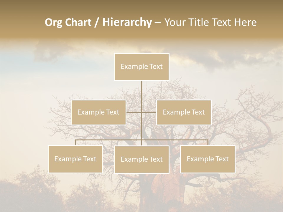 Travel Africa Sunset PowerPoint Template