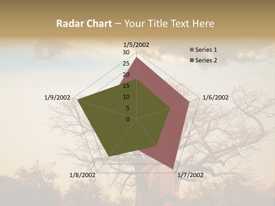 Travel Africa Sunset PowerPoint Template