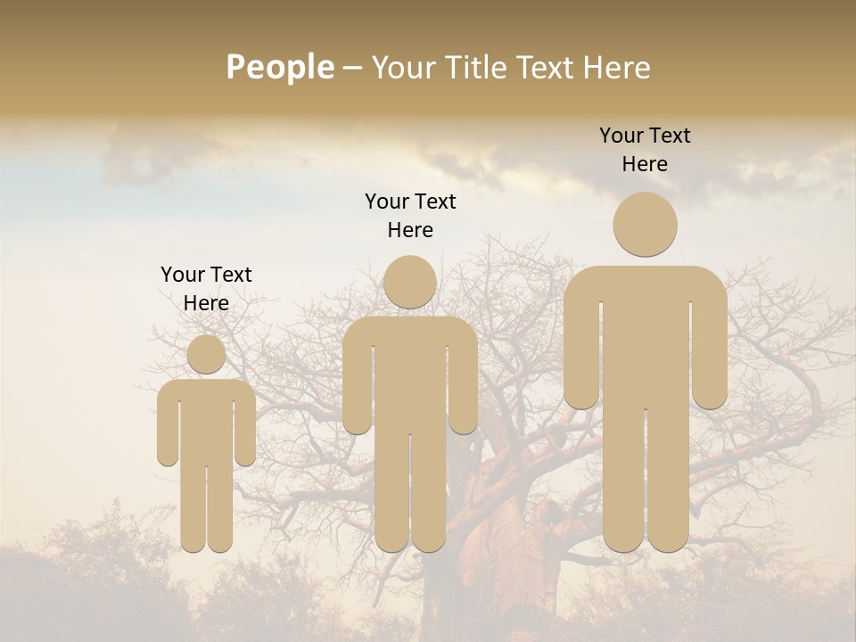 Travel Africa Sunset PowerPoint Template