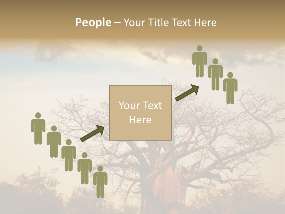 Travel Africa Sunset PowerPoint Template