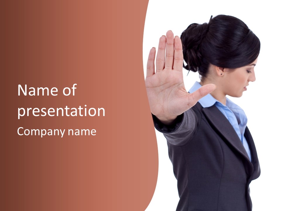 Human Person Costume PowerPoint Template