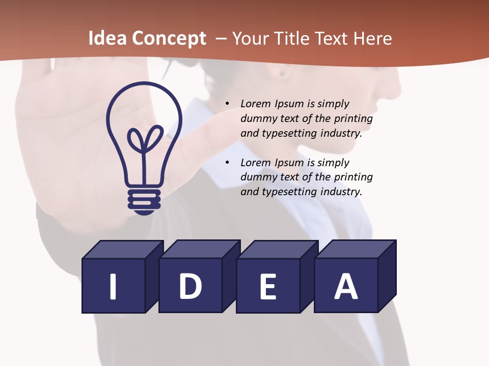 Human Person Costume PowerPoint Template