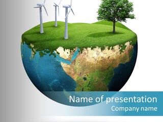 Concept Background Grass PowerPoint Template