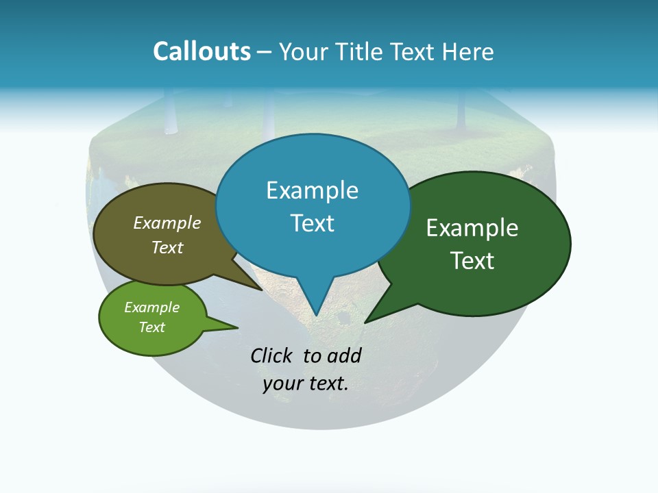Concept Background Grass PowerPoint Template