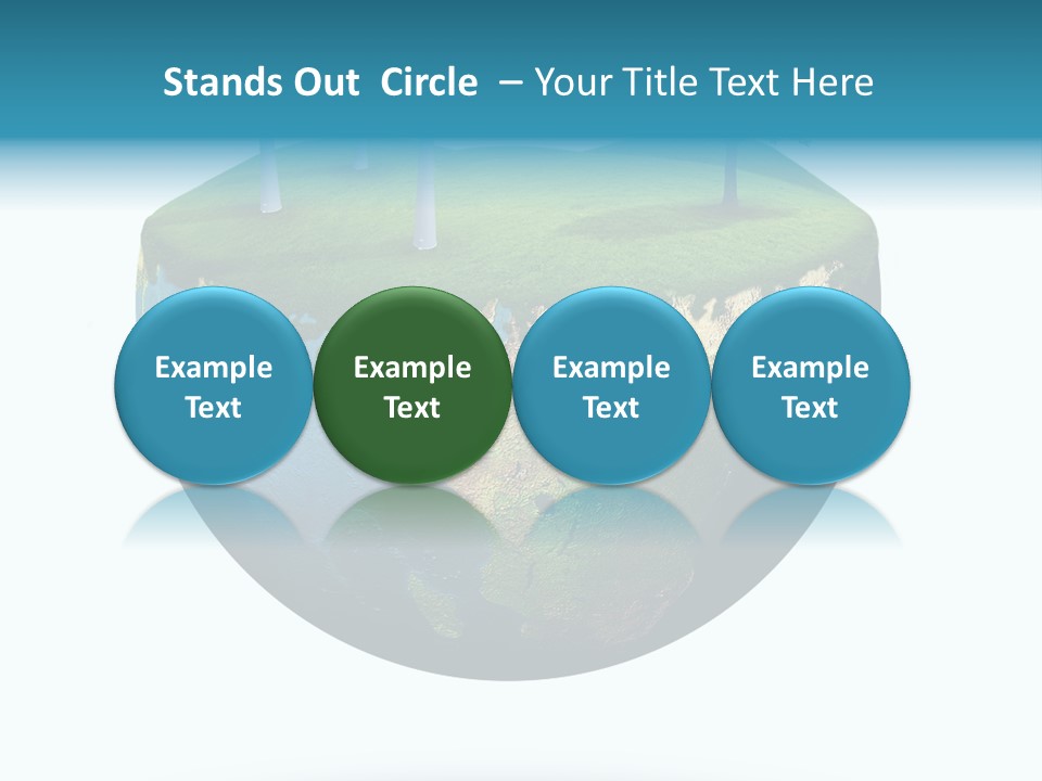 Concept Background Grass PowerPoint Template