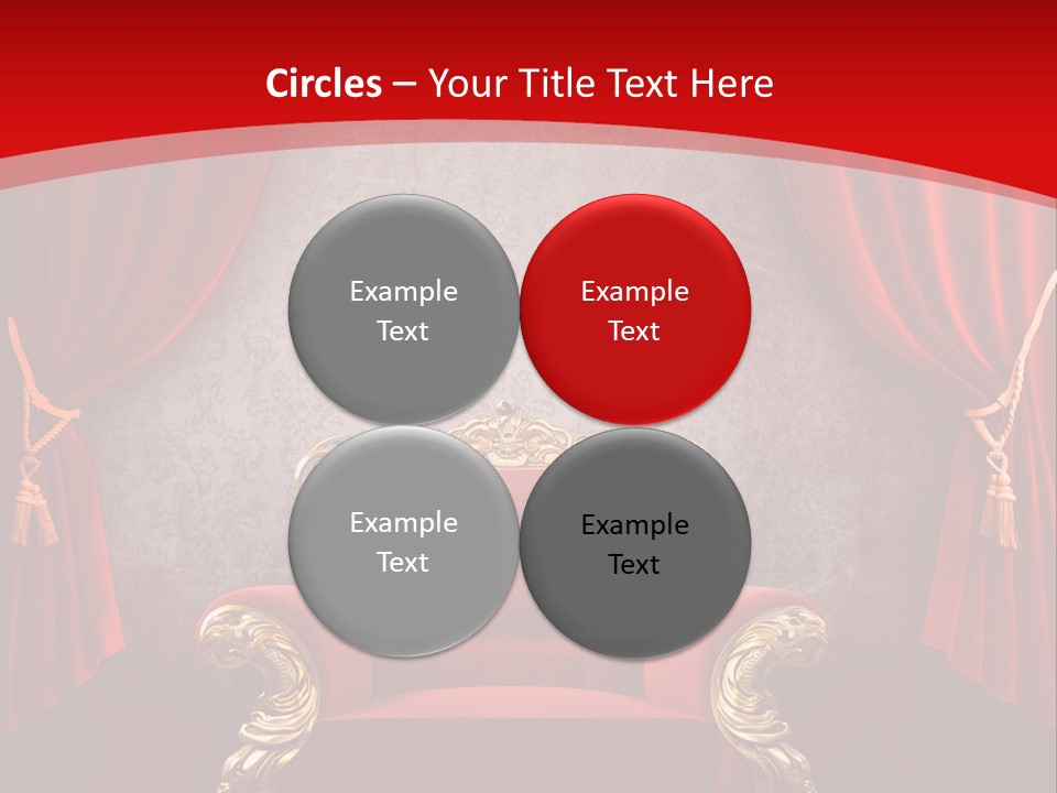 Old Textured Curtain PowerPoint Template