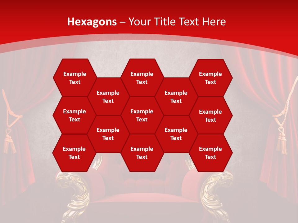 Old Textured Curtain PowerPoint Template