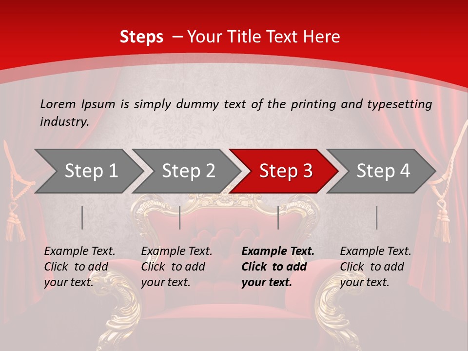 Old Textured Curtain PowerPoint Template