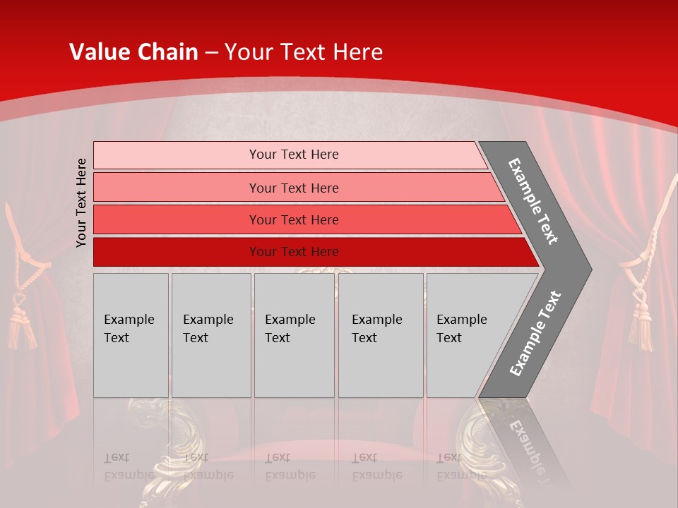 Old Textured Curtain PowerPoint Template