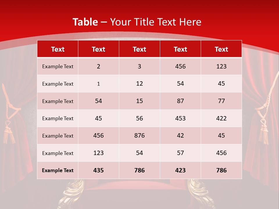 Old Textured Curtain PowerPoint Template