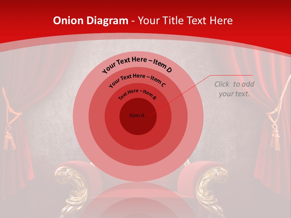 Old Textured Curtain PowerPoint Template